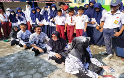 HUT RI ke 77, MTs GUPPI Natar Lampung Selatan Adakan Berbagai Perlombaan Guru